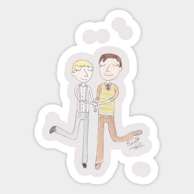 Stucky - a slow shag Sticker by samikelsh